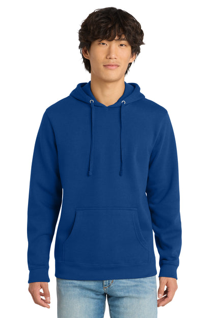 Custom Embroidered District Sweatshirts in Deep Royal