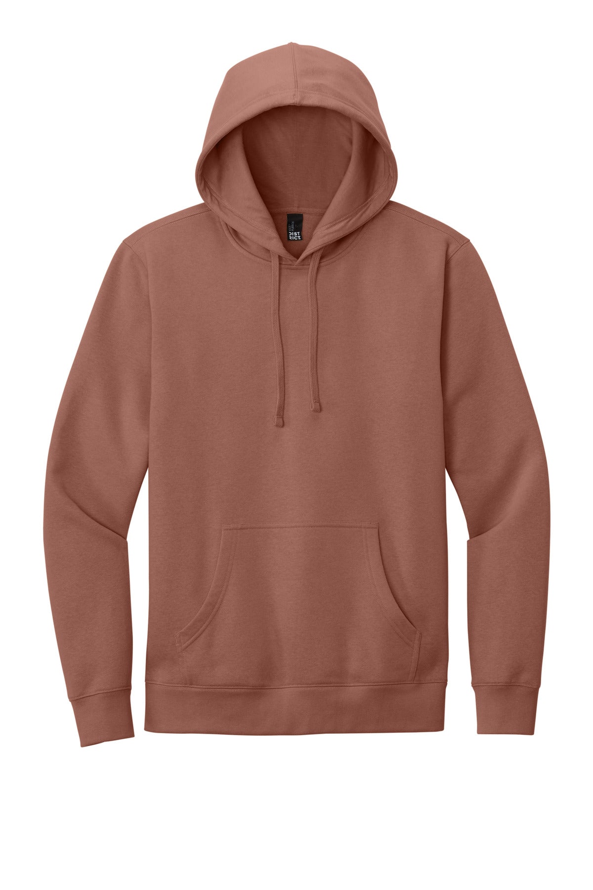 Custom Embroidered District Sweatshirts in Desert Rose