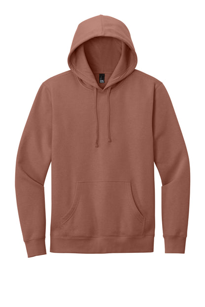 Custom Embroidered District Sweatshirts in Desert Rose