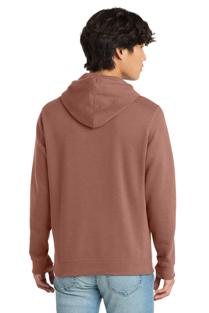 Custom Embroidered District Sweatshirts in Desert Rose