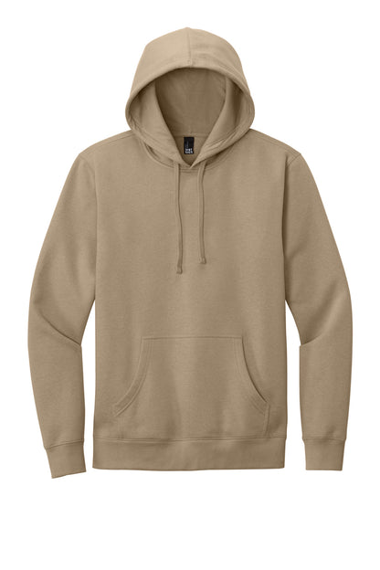 Custom Embroidered District Sweatshirts in Desert Tan