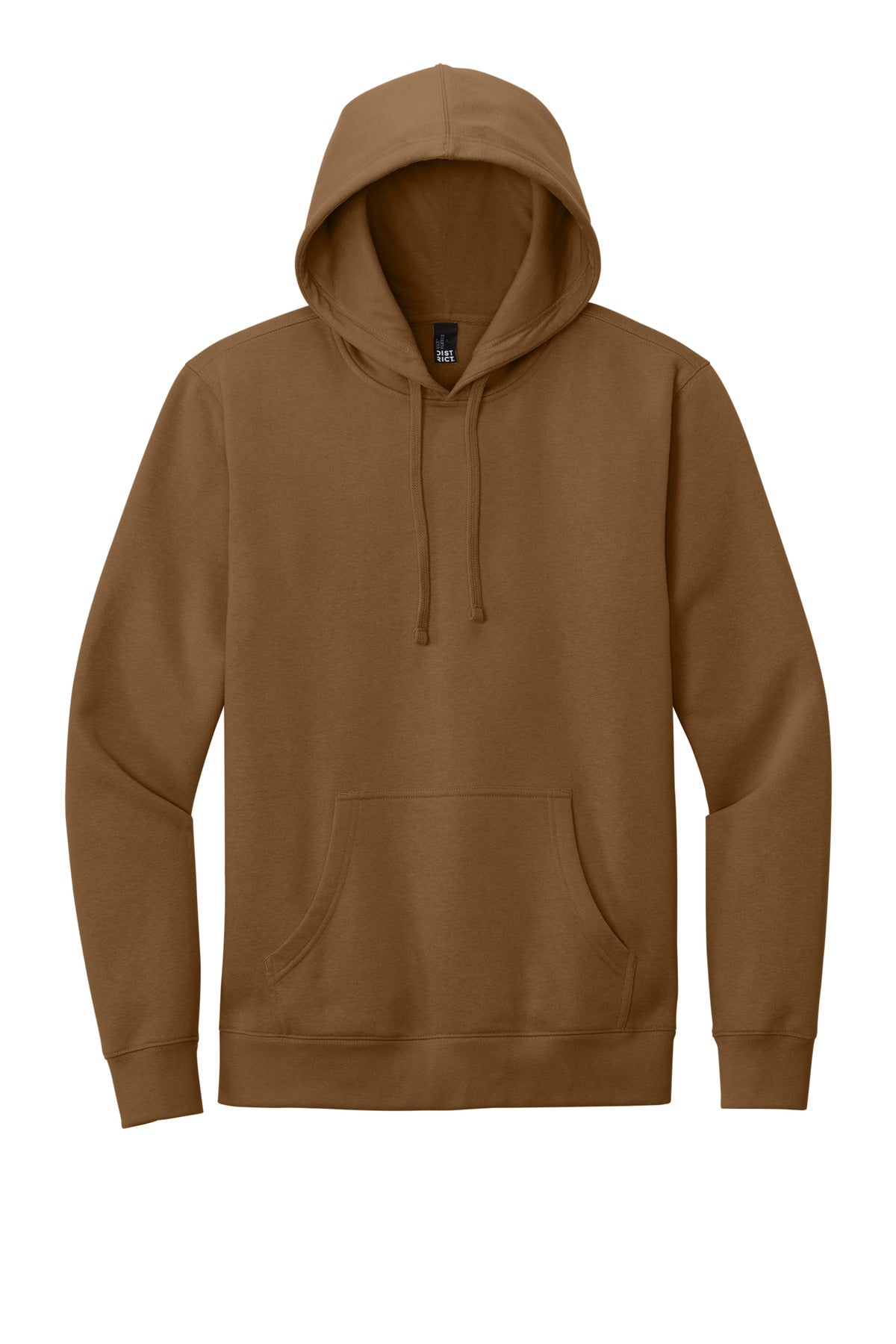 Custom Embroidered District Sweatshirts in Duck Brown