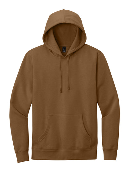 Custom Embroidered District Sweatshirts in Duck Brown