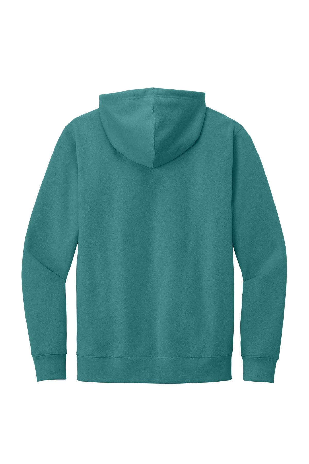 Custom Embroidered District Sweatshirts in Eucalyptus Blue