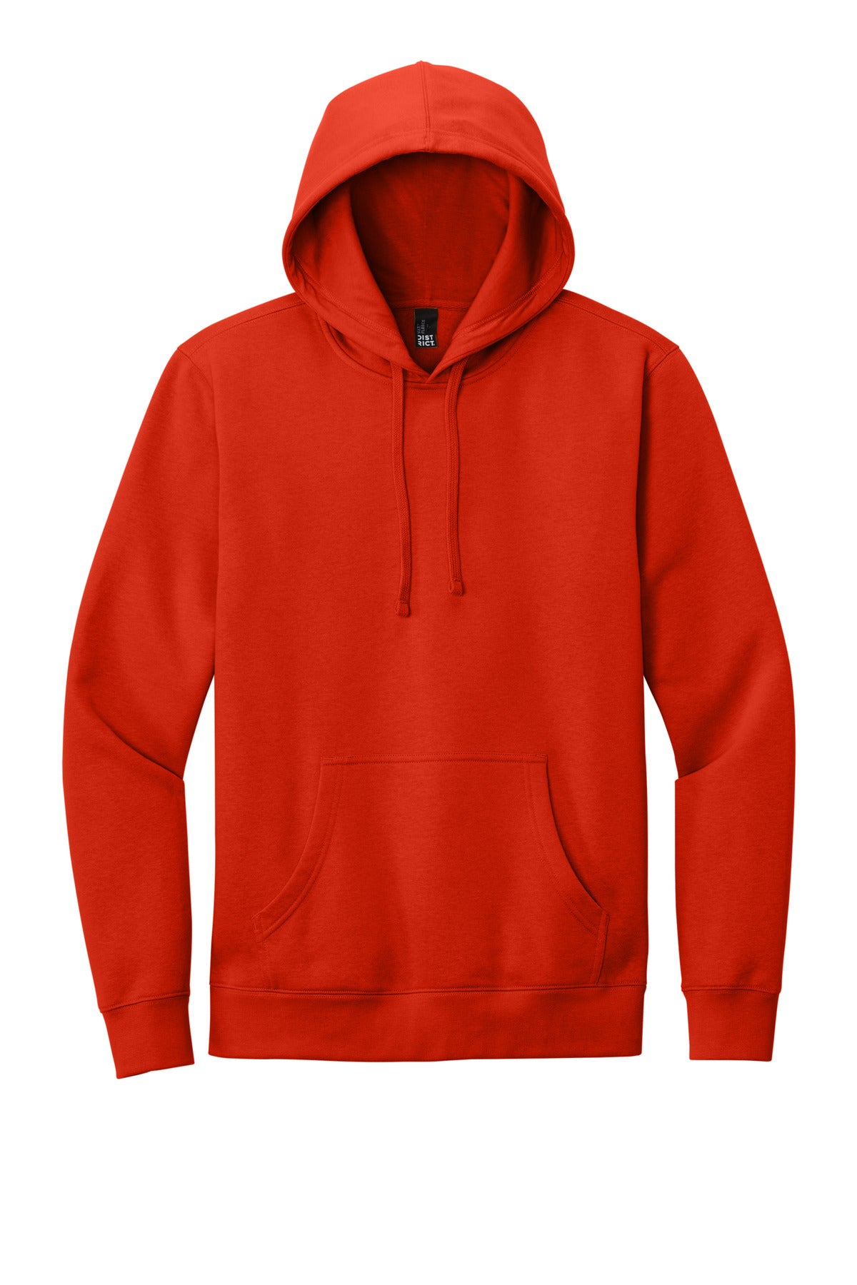 Custom Embroidered District Sweatshirts in Fiery Red