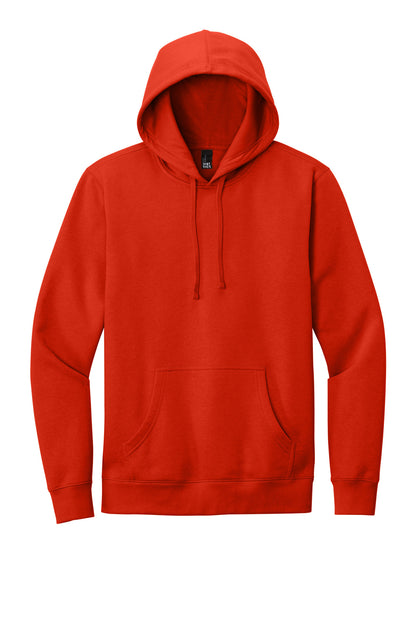 Custom Embroidered District Sweatshirts in Fiery Red