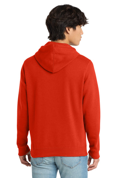 Custom Embroidered District Sweatshirts in Fiery Red