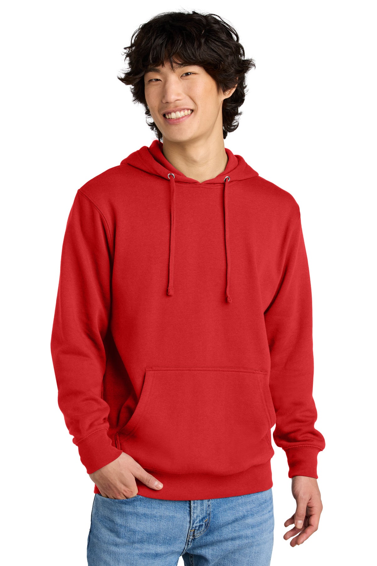 District V.I.T.Fleece Hoodie DT6100 Fiery Red