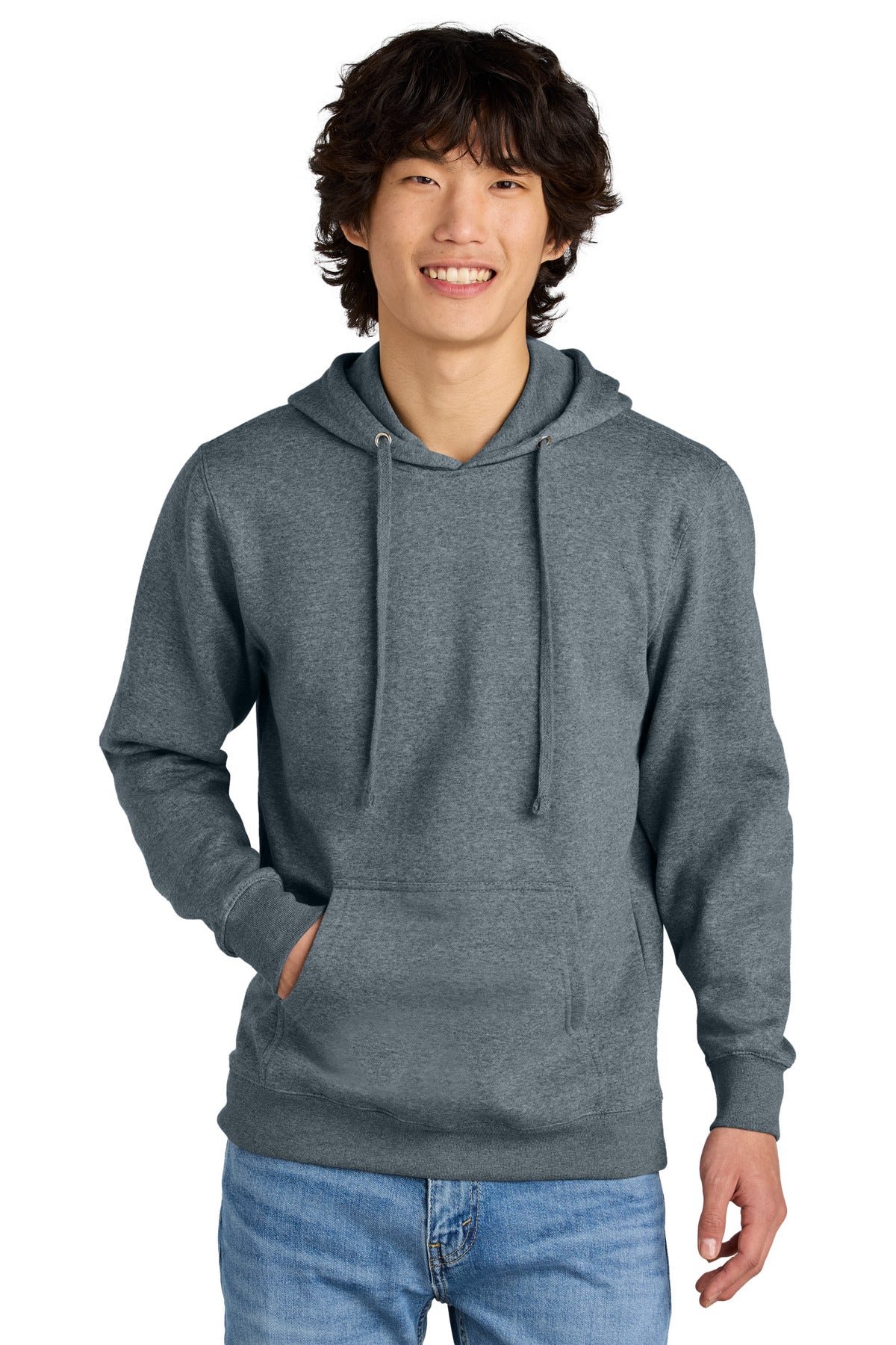 District V.I.T.Fleece Hoodie DT6100 Flint Blue Heather