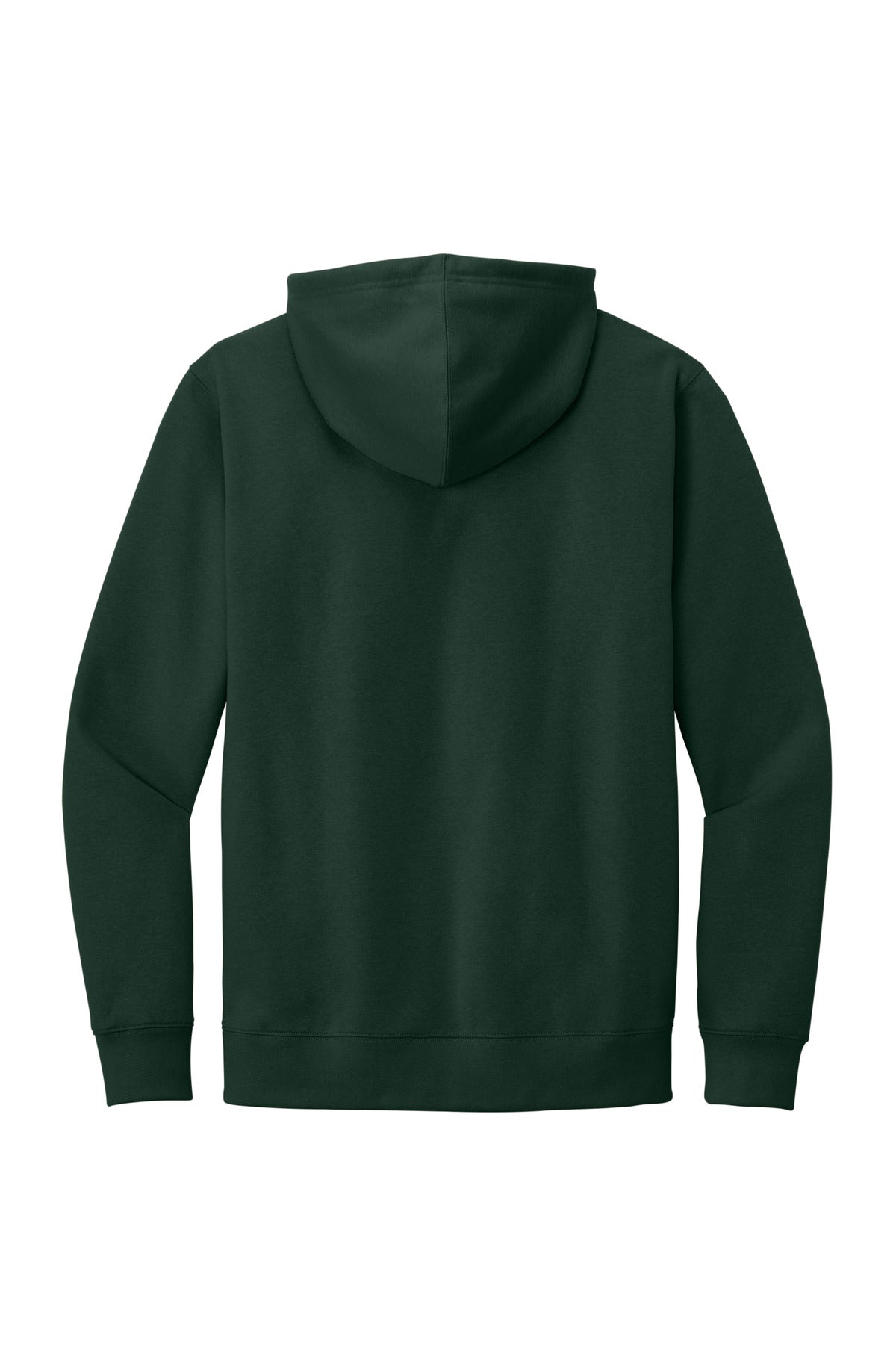 Custom Embroidered District Sweatshirts in Forest Green