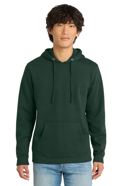 Custom Embroidered District Sweatshirts in Forest Green