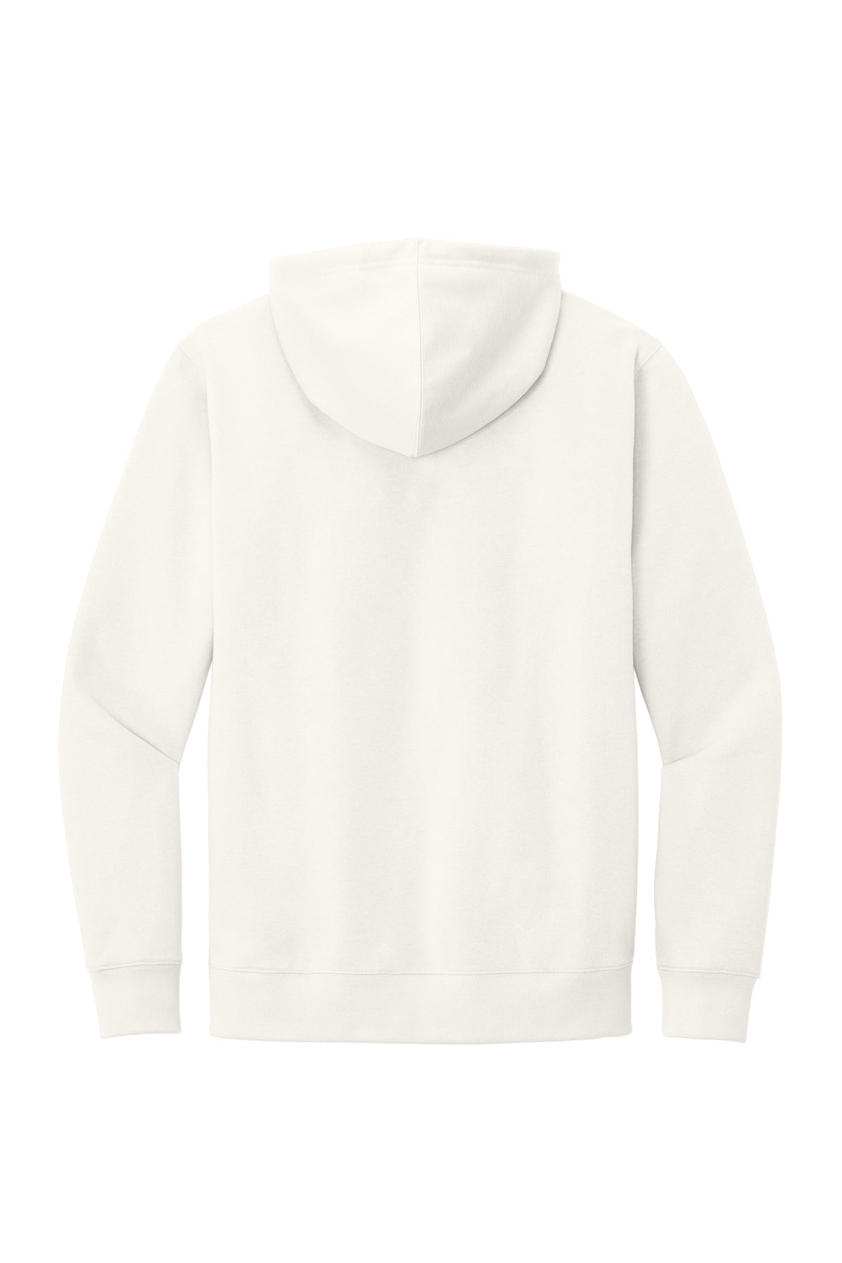Custom Embroidered District Sweatshirts in Gardenia