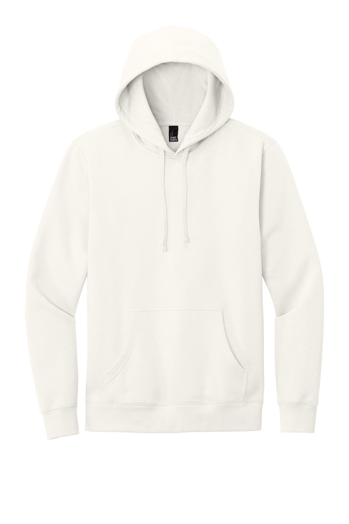 Custom Embroidered District Sweatshirts in Gardenia