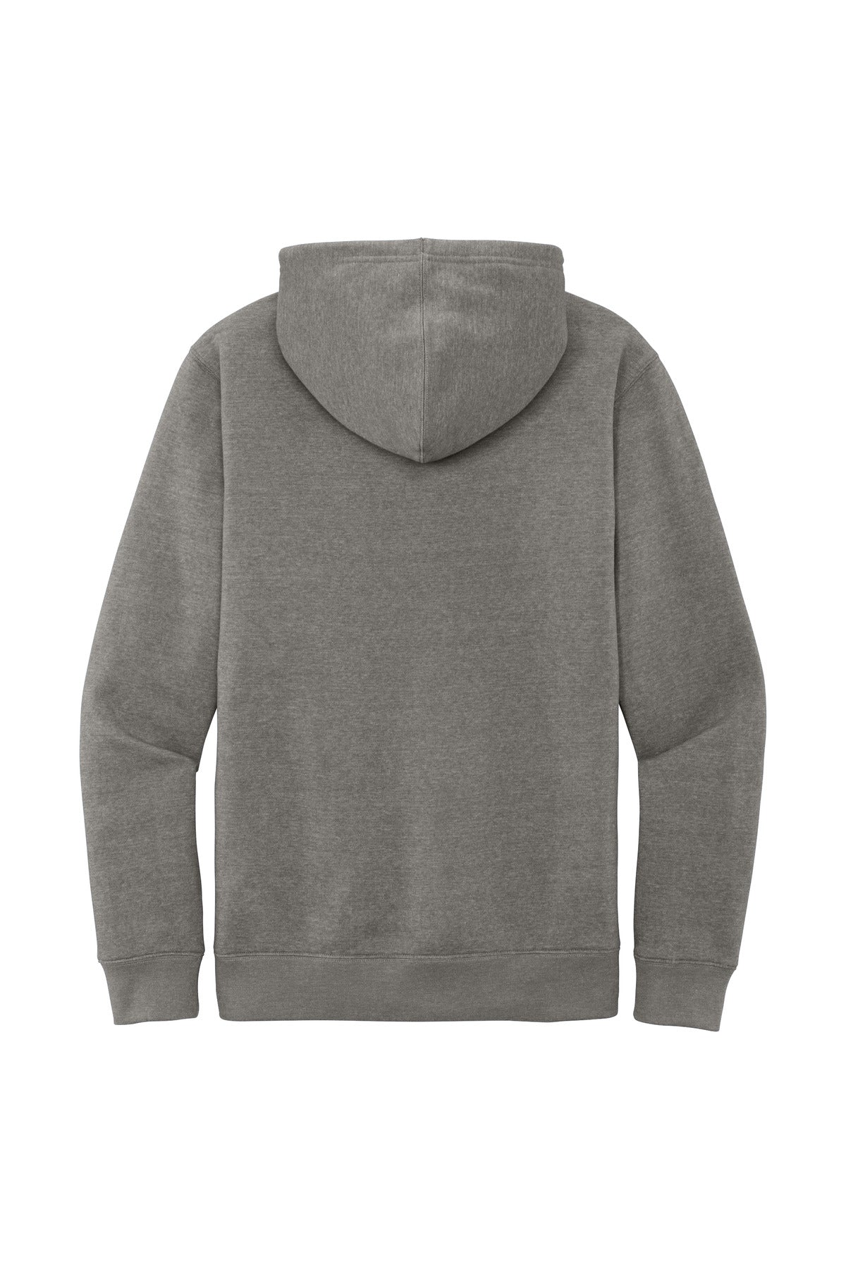 Custom Embroidered District Sweatshirts in Grey Frost