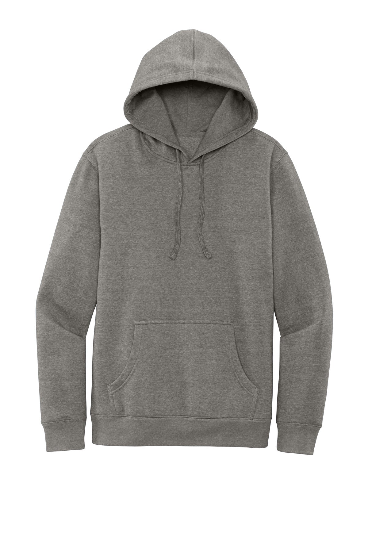 Custom Embroidered District Sweatshirts in Grey Frost