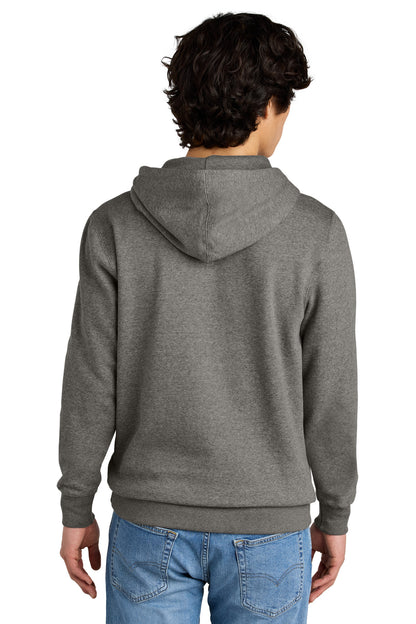 Custom Embroidered District V.I.T.Fleece Hoodie DT6100,Grey Frost