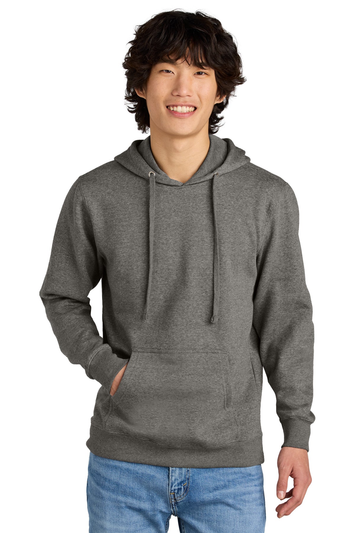 District V.I.T.Fleece Hoodie DT6100 Grey Frost