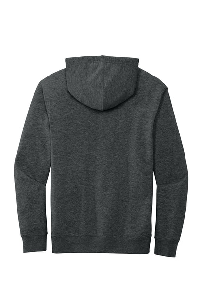 Custom Embroidered District Sweatshirts in Heathered Charcoal