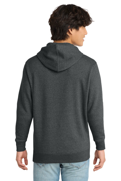 Custom Embroidered District Sweatshirts in Heathered Charcoal