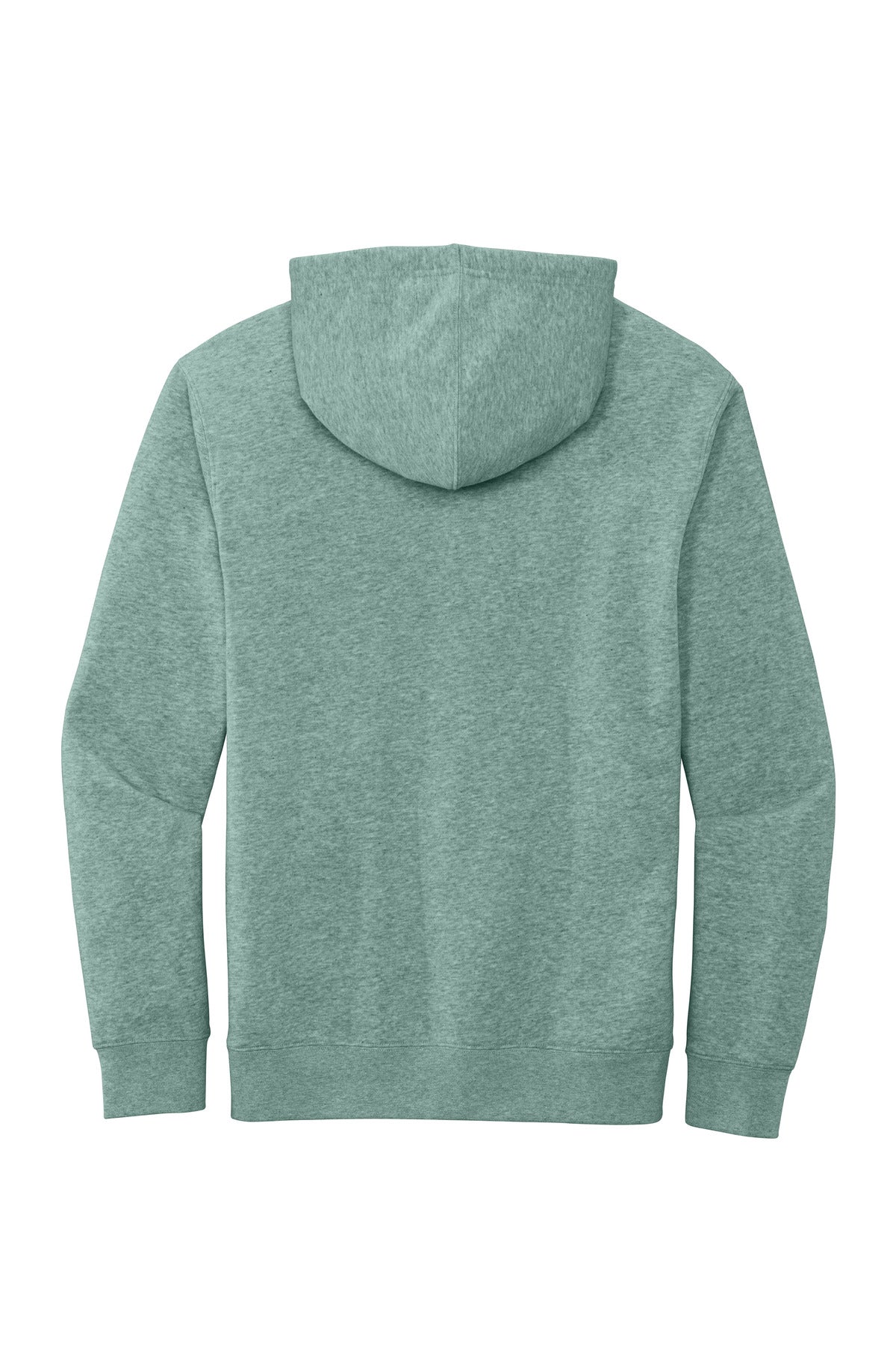 Custom Embroidered District Sweatshirts in Heathered Dusty Sage