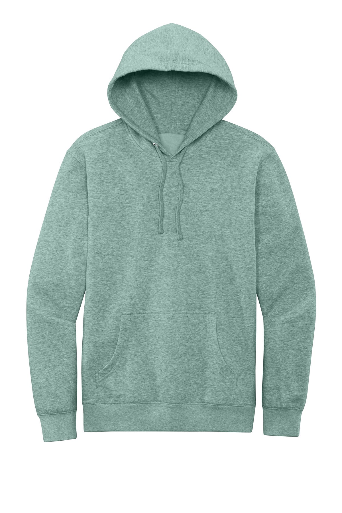 Custom Embroidered District Sweatshirts in Heathered Dusty Sage