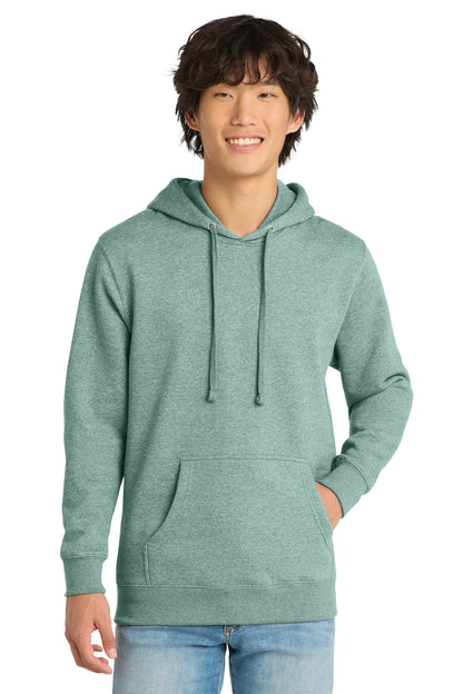 Custom Embroidered District Sweatshirts in Heathered Dusty Sage