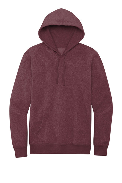 District V.I.T.Fleece Hoodie DT6100 Heathered Cardinal