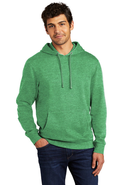 District V.I.T.Fleece Hoodie DT6100 Heathered Kelly Green