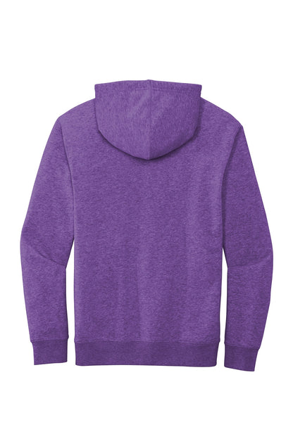 District V.I.T.Fleece Hoodie DT6100 Heathered Purple