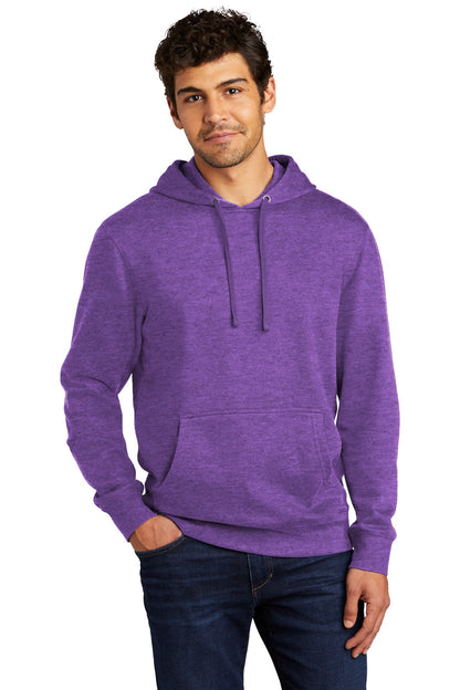 District V.I.T.Fleece Hoodie DT6100 Heathered Purple