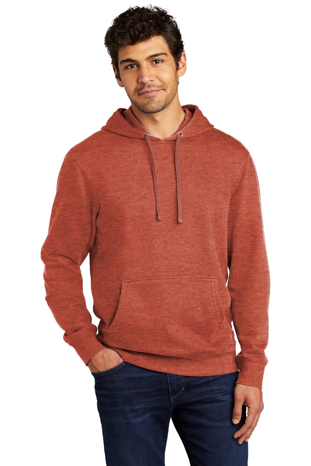 District V.I.T.Fleece Hoodie DT6100 Heathered Russet