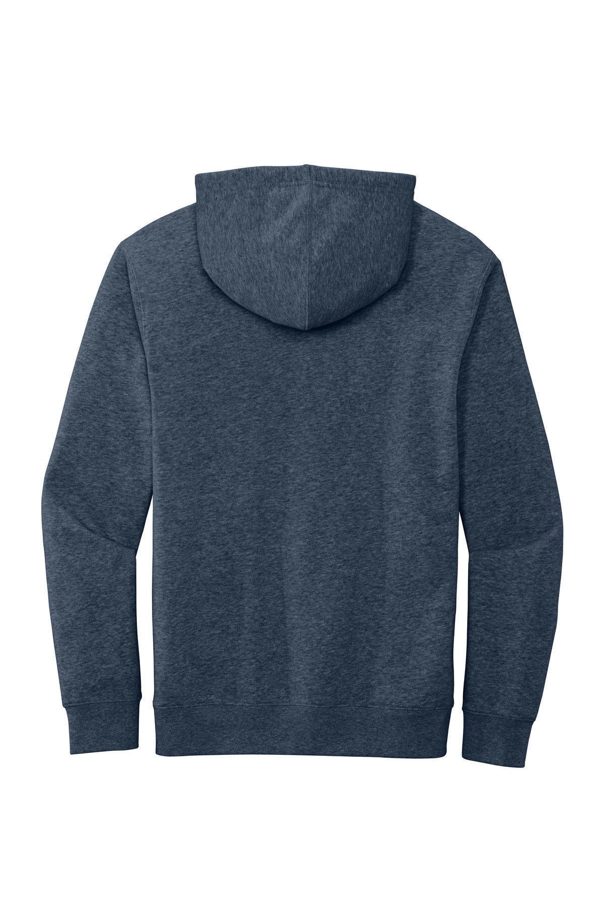 Custom Embroidered District Sweatshirts in Heathered Navy