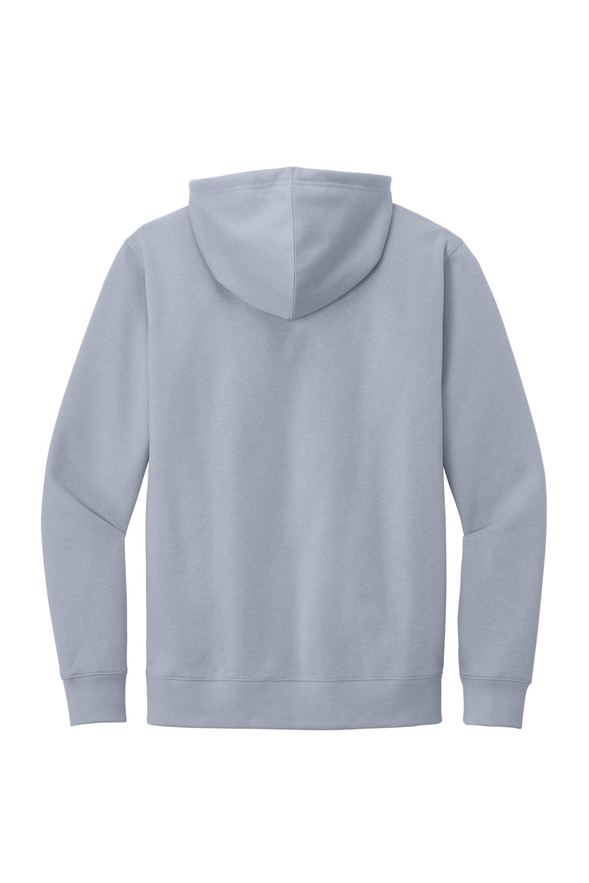 Custom Embroidered District Sweatshirts in Icelandic Purple