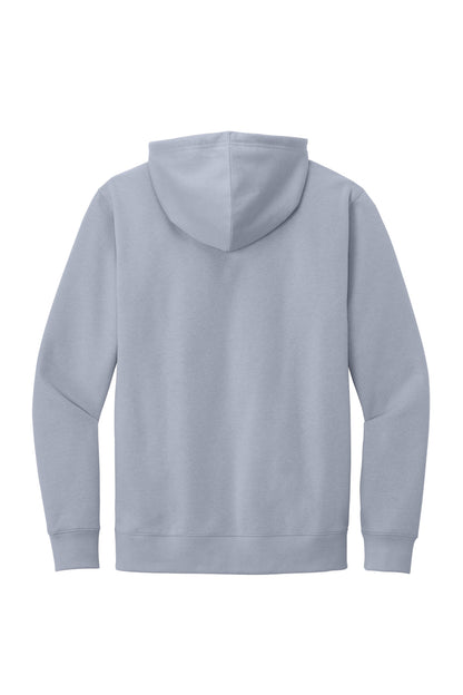 Custom Embroidered District Sweatshirts in Icelandic Purple