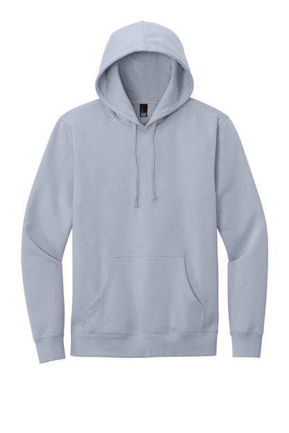 Custom Embroidered District Sweatshirts in Icelandic Purple