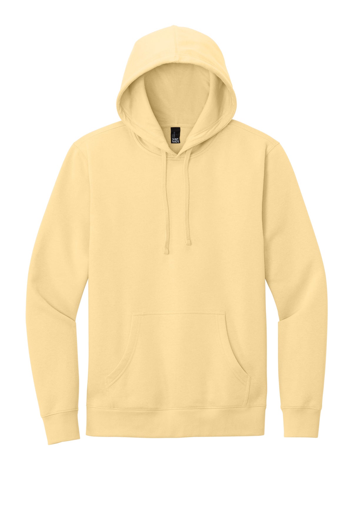 Custom Embroidered District Sweatshirts in Light Yellow