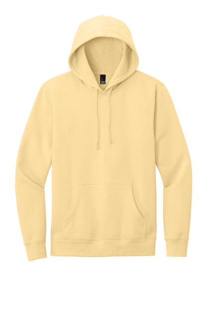 Custom Embroidered District Sweatshirts in Light Yellow