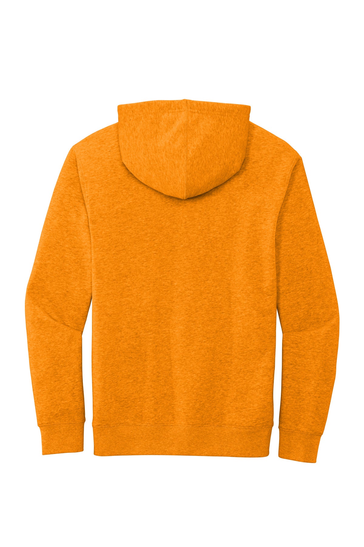 Custom Embroidered District Sweatshirts in Marigold Heather