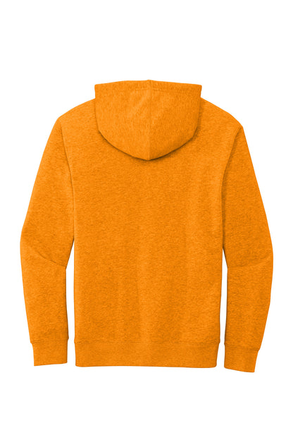 Custom Embroidered District Sweatshirts in Marigold Heather