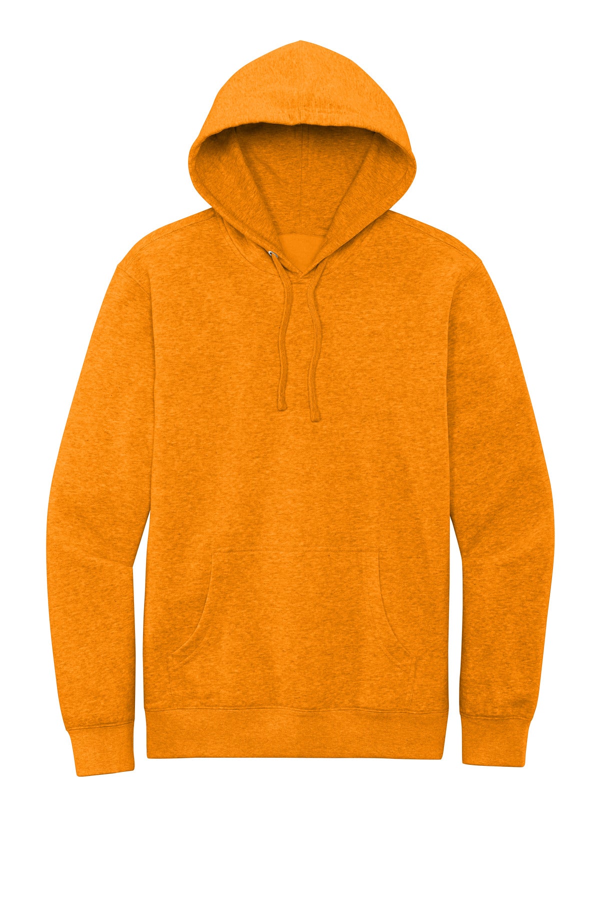Custom Embroidered District Sweatshirts in Marigold Heather