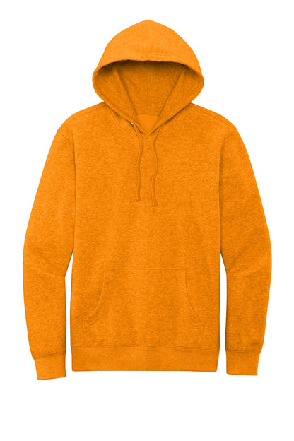 Custom Embroidered District Sweatshirts in Marigold Heather