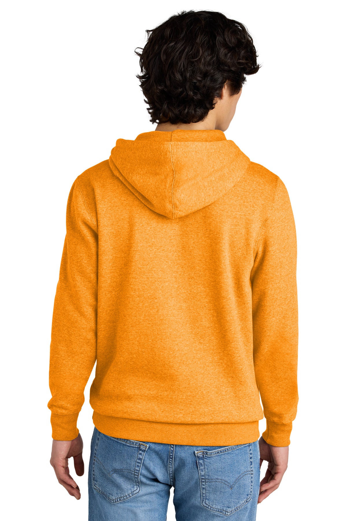 Custom Embroidered District V.I.T.Fleece Hoodie DT6100,Marigold Heather