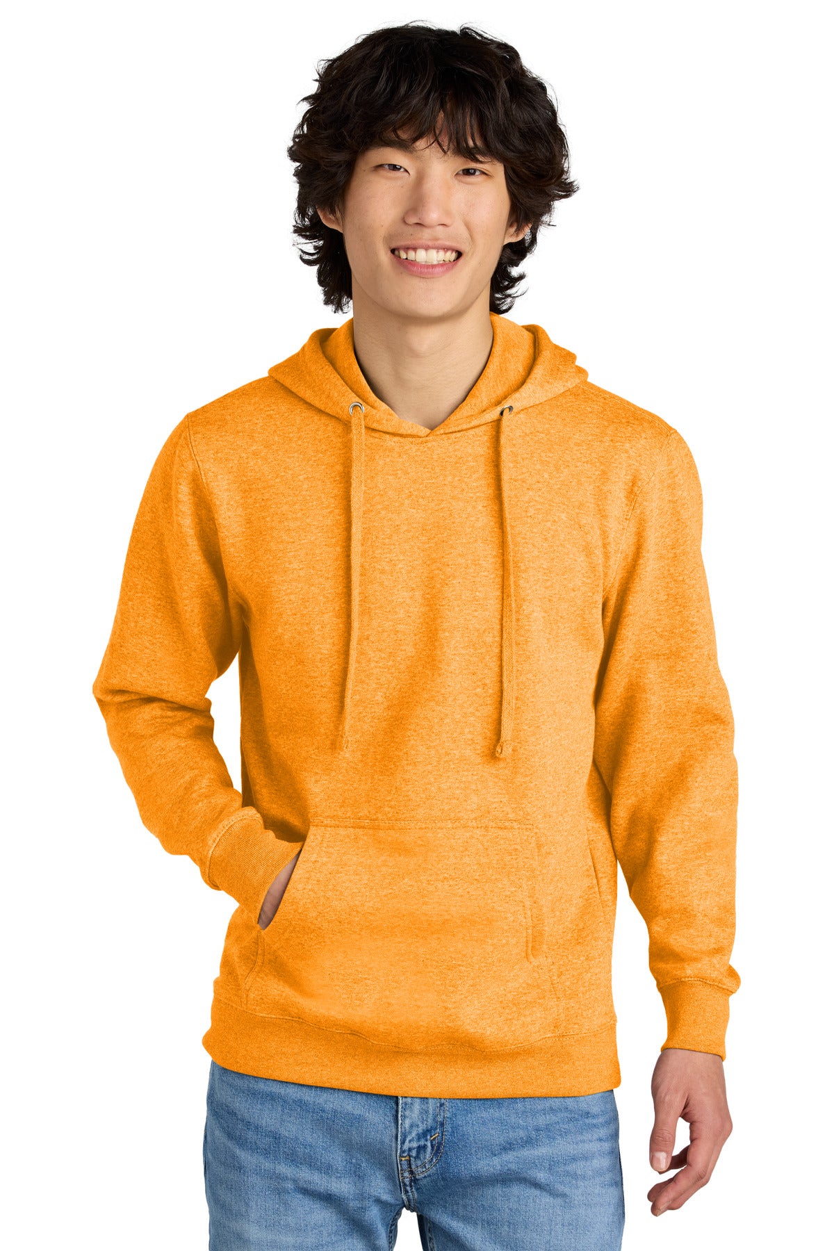 District V.I.T.Fleece Hoodie DT6100 Marigold Heather
