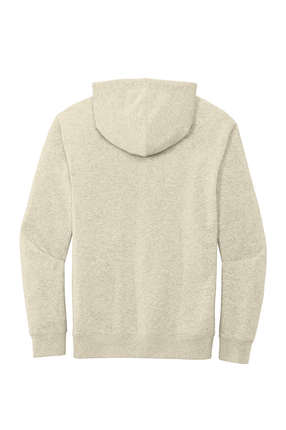 Custom Embroidered District Sweatshirts in Oatmeal Heather
