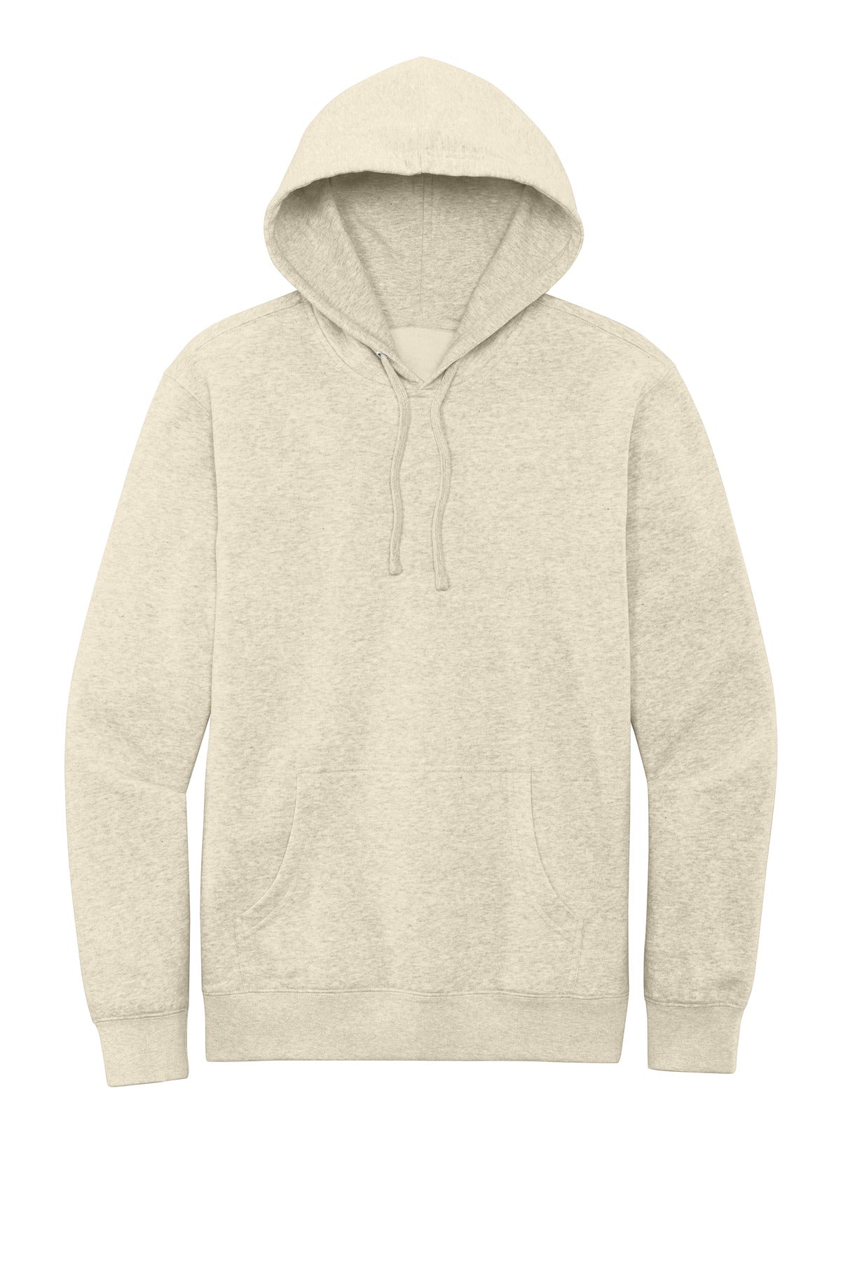 Custom Embroidered District Sweatshirts in Oatmeal Heather