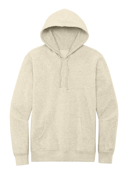 Custom Embroidered District Sweatshirts in Oatmeal Heather