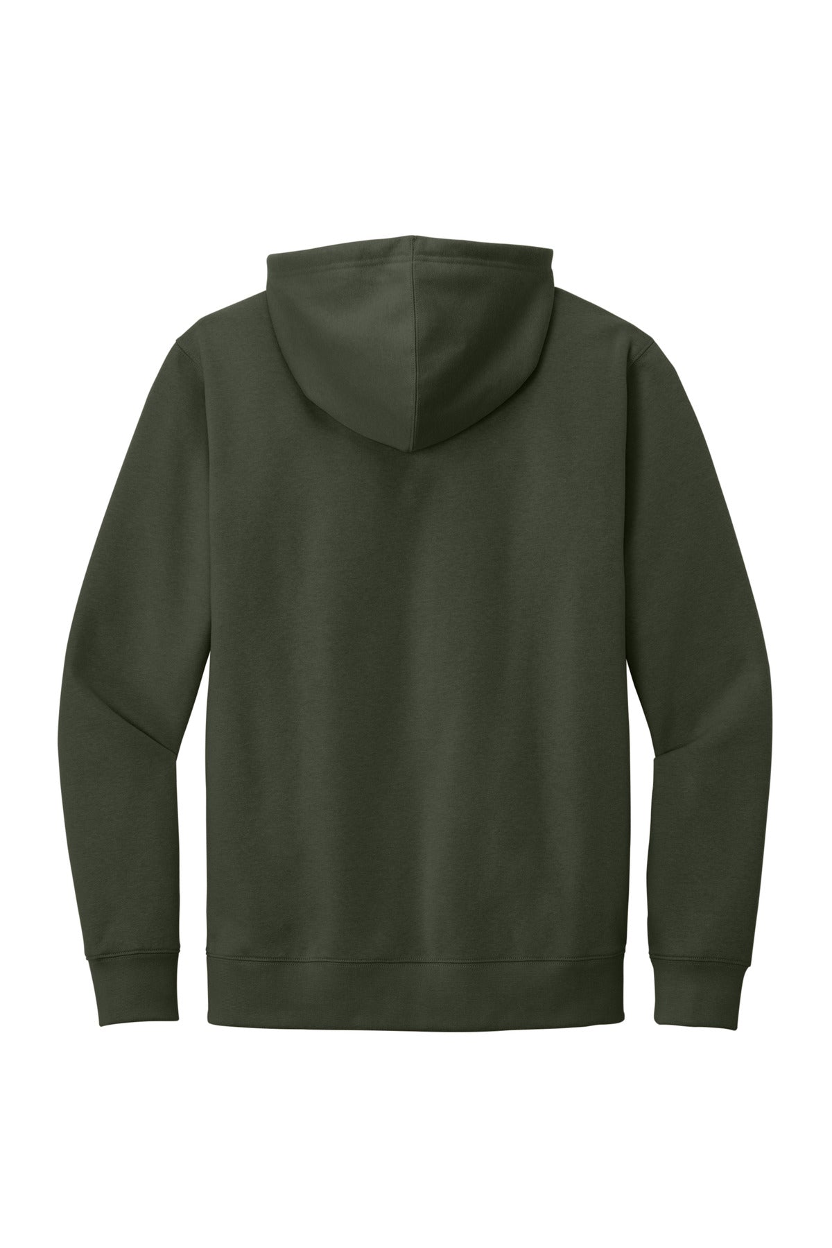 Custom Embroidered District Sweatshirts in Olive
