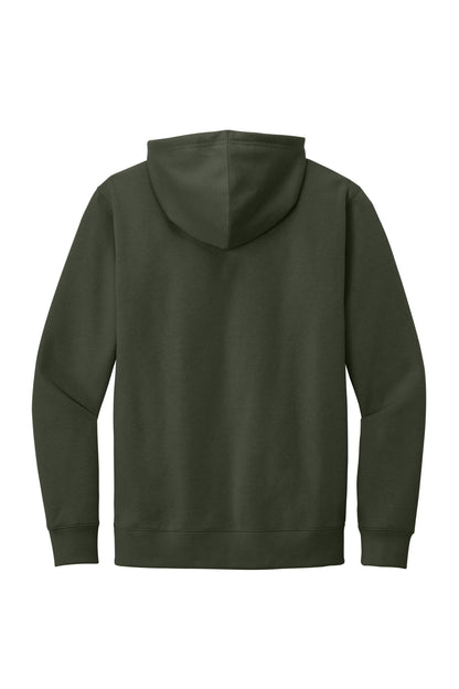 Custom Embroidered District Sweatshirts in Olive