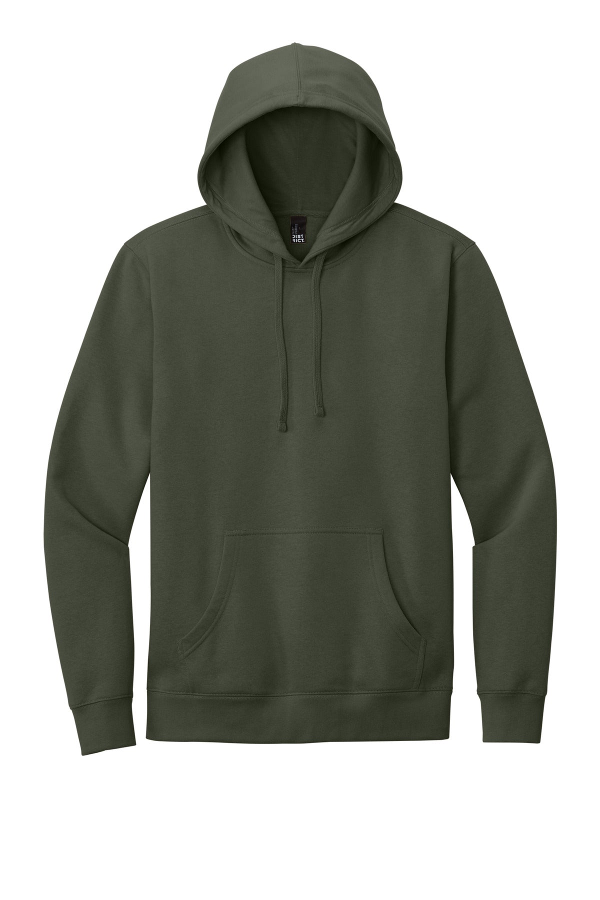 Custom Embroidered District Sweatshirts in Olive