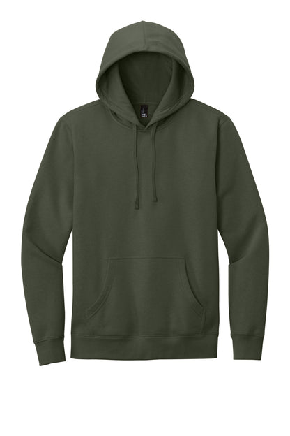 Custom Embroidered District Sweatshirts in Olive